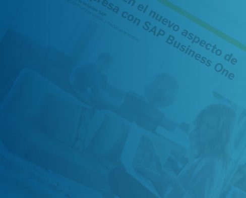 Adéntrese en el nuevo aspecto de su empresa con SAP Business One