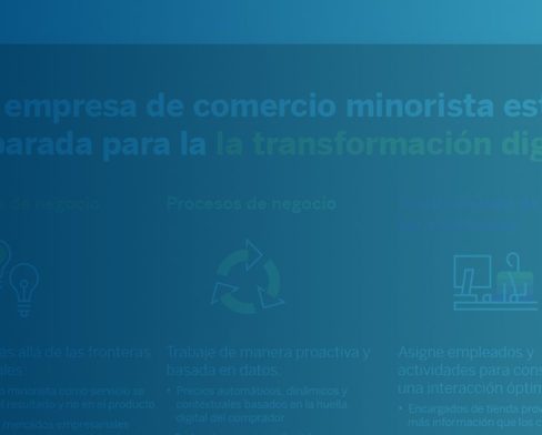 Transformación digital para comercio minorista con SAP
