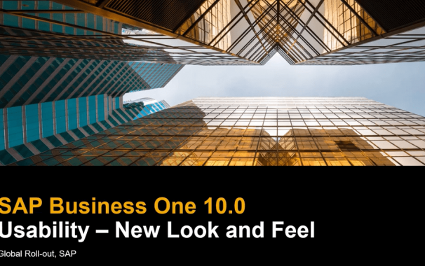 Early adopter Care SAP business One